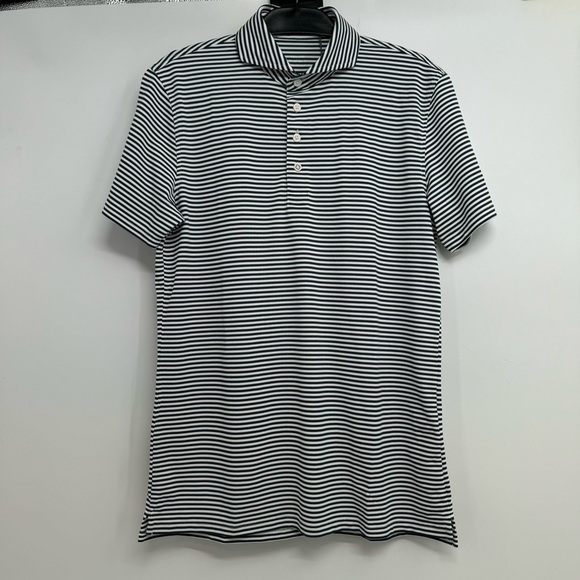 NWT G/FORE Men’s Polo Shirt Size S Short Sleeve Striped - Picture 2 of 10